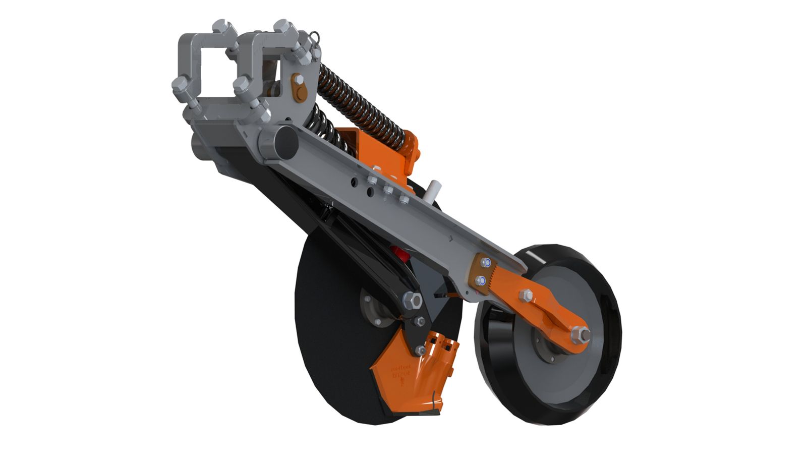 Rootboot Razor showing the press wheel and sealed bearings