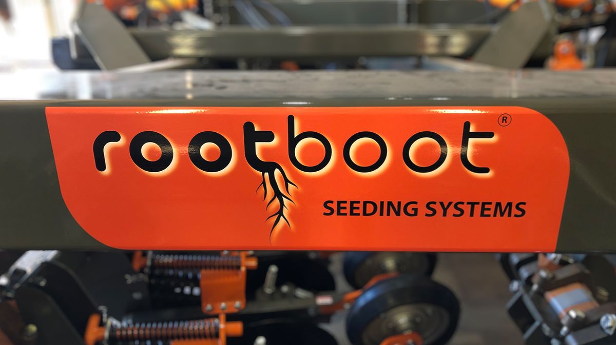 Rootboot in the paddock during seeding