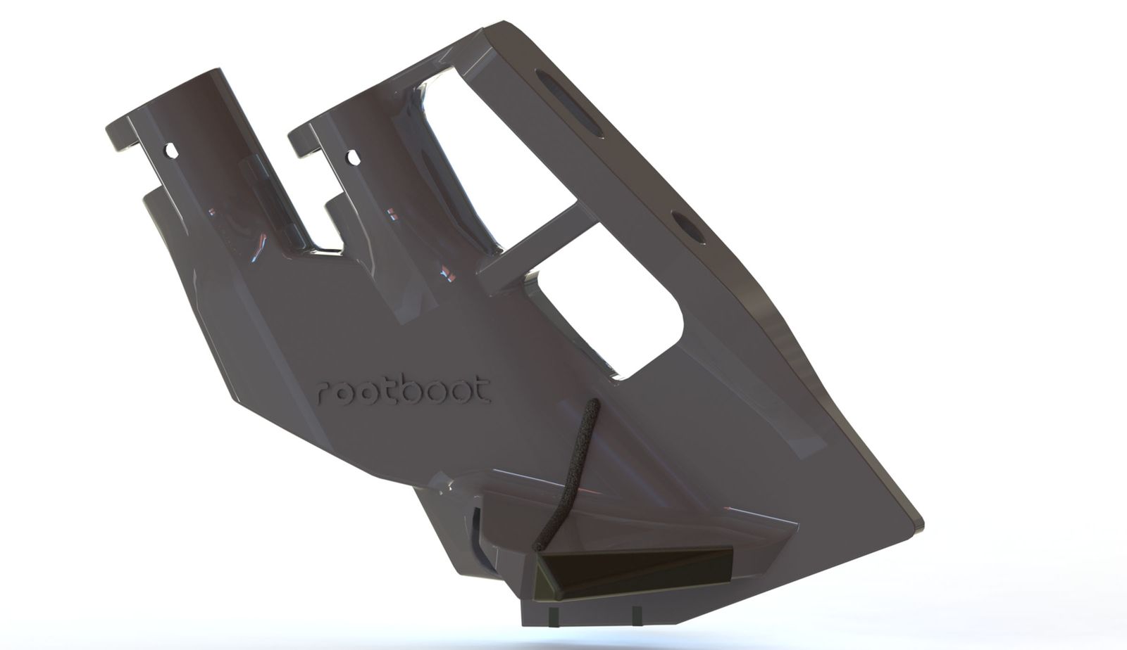 Rootboot XBG-47 showing the tungsten overlay under the centre plate